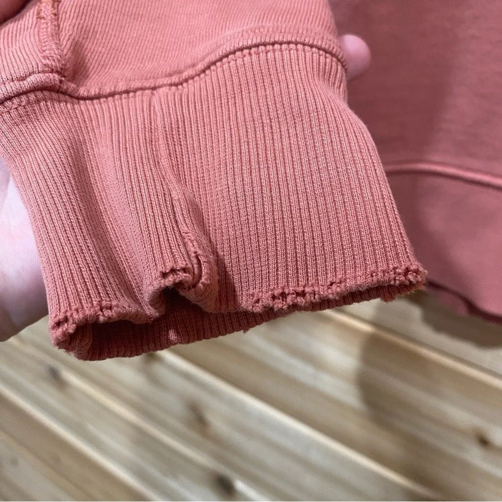 Pact Women's Dusty Rose Crew Neck‎ Sweater Small Organic Cotton